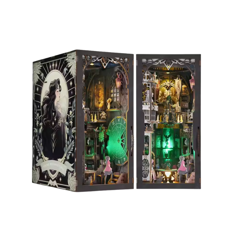 Le Cercle Divinatoire – Book Nook Kit miniature