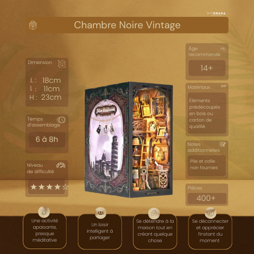 Book Nook - Chambre Noire Vintage