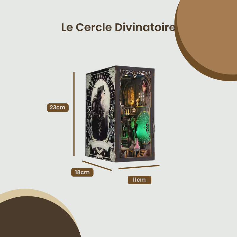 Le Cercle Divinatoire – Book Nook Kit miniature