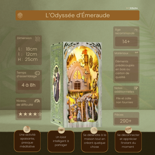 Book Nook - L’Odyssée d’Émeraude