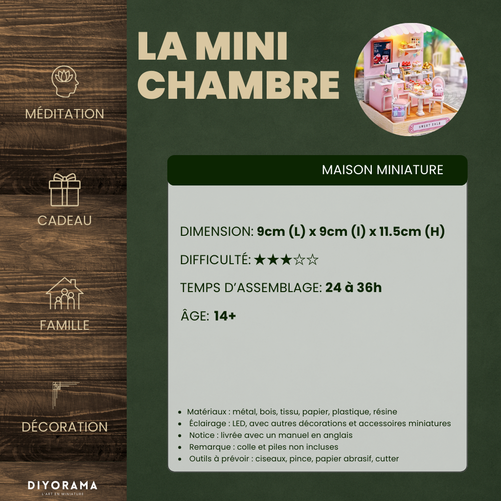 Maison Miniature - La Mini Chambre