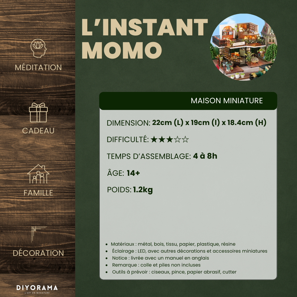 Maison miniature - L’Instant Momo