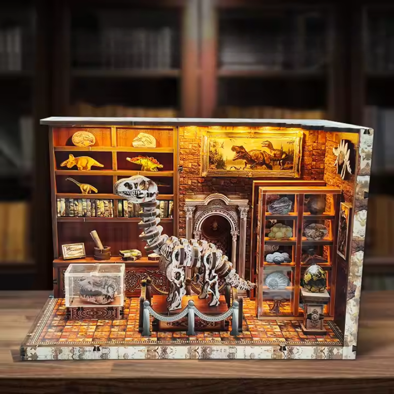 Laboratoire DinoMystėre – Book Nook Kit miniature