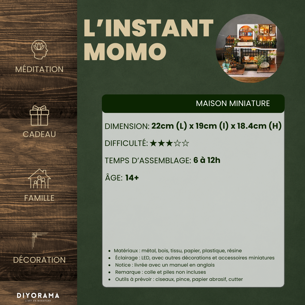 Maison miniature - L’Instant Momo