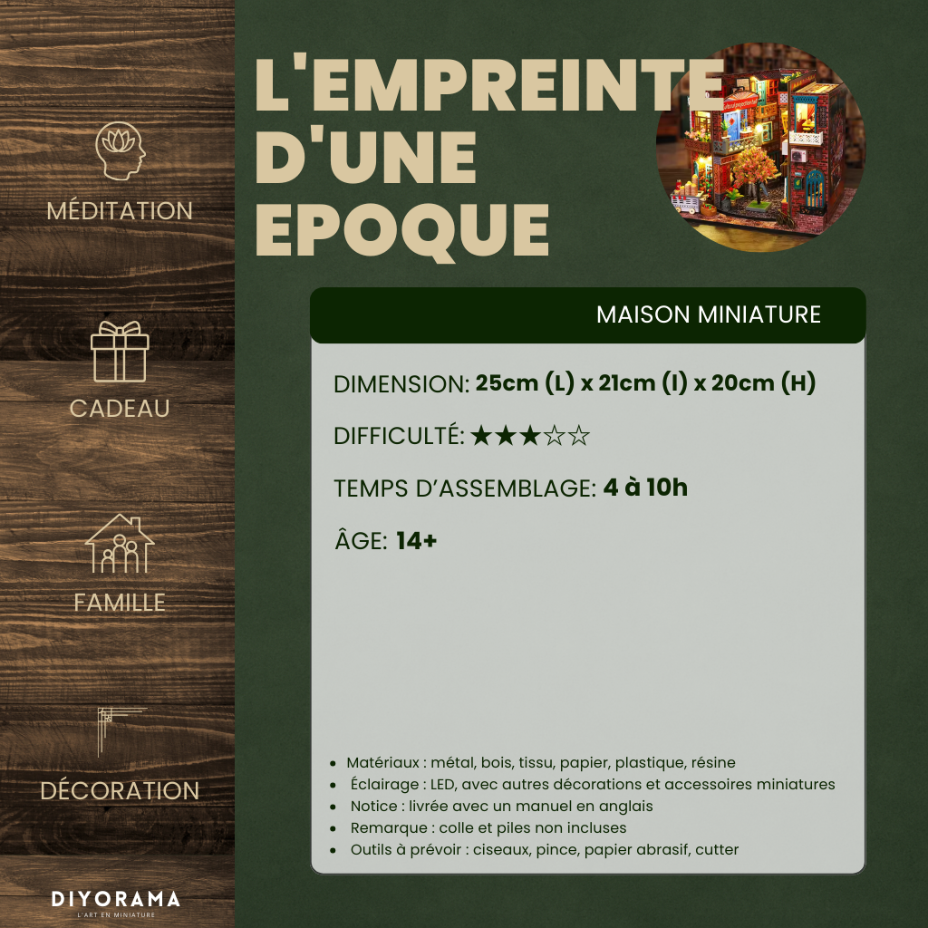 Maison Miniature - L'Empreinte d'une Époque