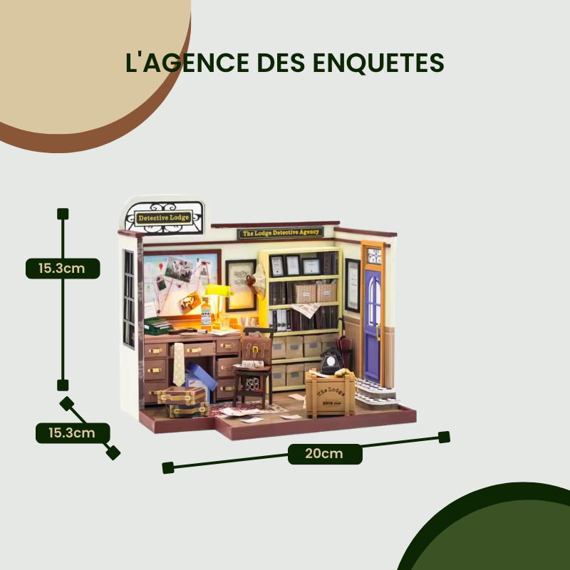 Maison Miniature - L'Agence des Enquêtes Secrètes