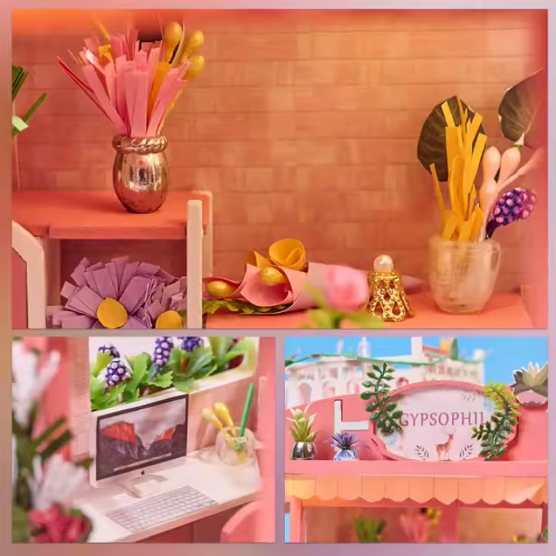 Maison Miniature - La Boutique aux Mille Fleurs
