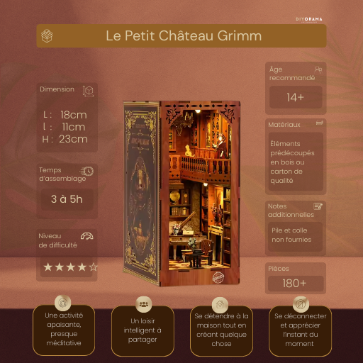 Book Nook - Le Petit Château Grimm
