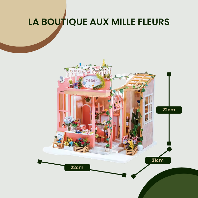 Maison Miniature - La Boutique aux Mille Fleurs
