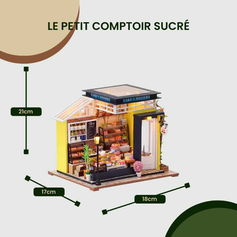 Maison Miniature - Le Petit Comptoir Sucré