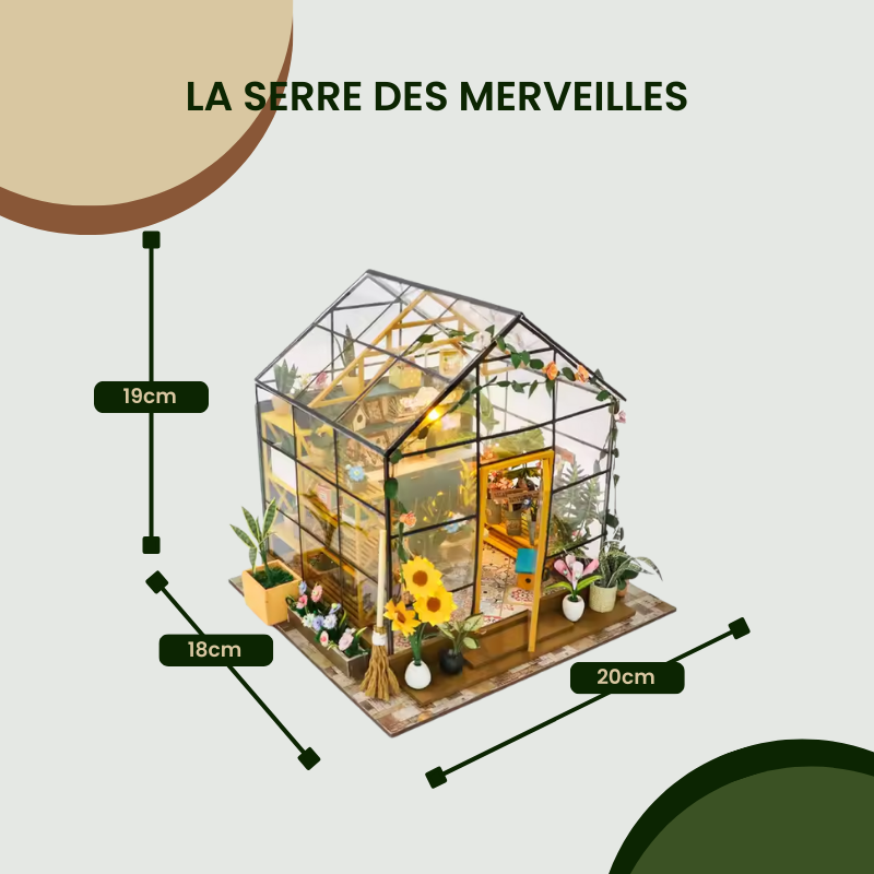 Maison Miniature - La Serre des Merveilles