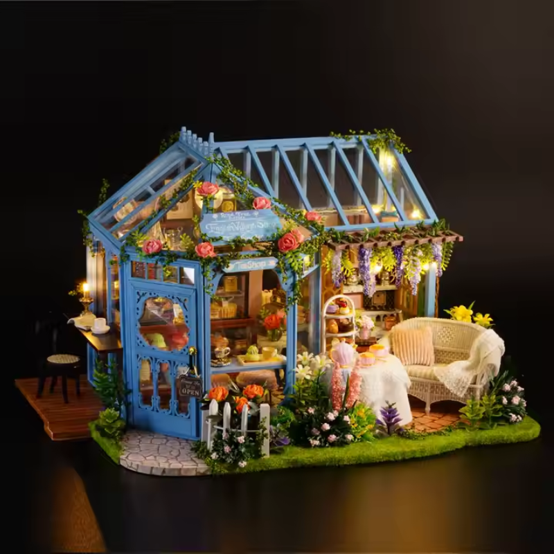 Maison Miniature - Rose garden Tea house