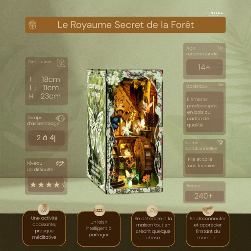 Book Nook - Le Royaume Secret de la Forêt