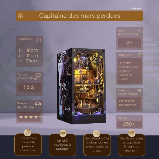 Book Nook - Capitaine des mers perdues