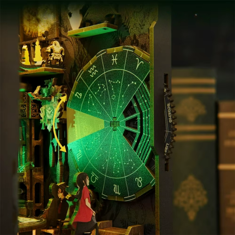 Le Cercle Divinatoire – Book Nook Kit miniature
