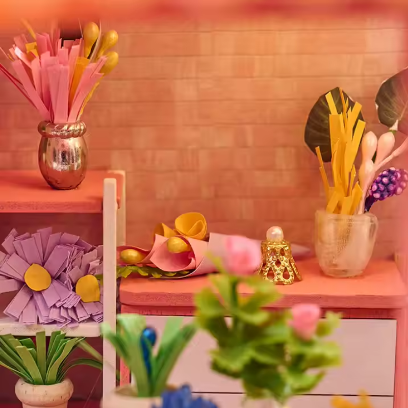 Maison Miniature - La Boutique aux Mille Fleurs