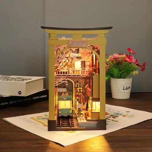 Book Nook - Fleurs de cerisier