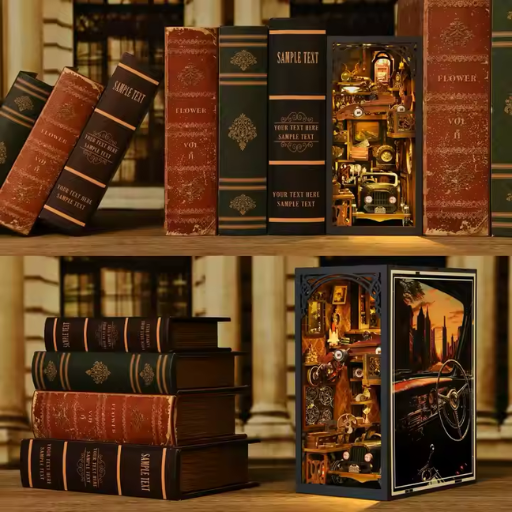 Book Nook - Le coin voiture vintage