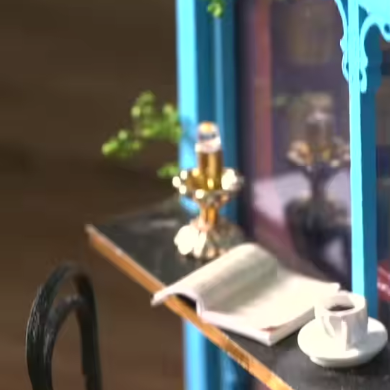 Maison Miniature - Rose garden Tea house