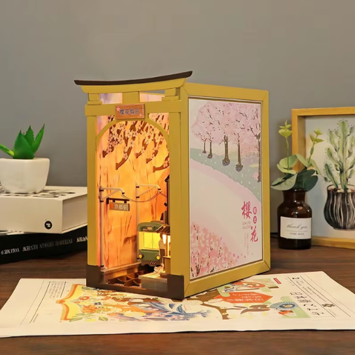 Book Nook - Fleurs de cerisier