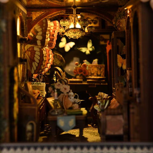 Book Nook - La Salle aux Papillons