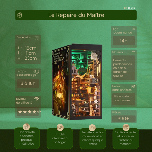 Book Nook - Le Repaire du Maître