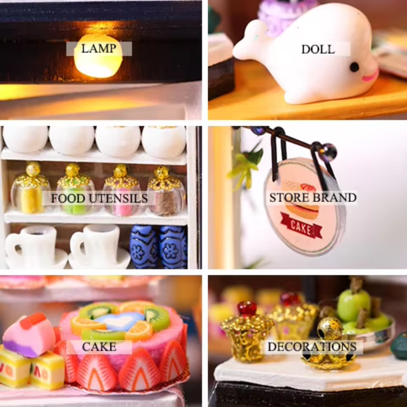 Maison Miniature - Le Petit Comptoir Sucré
