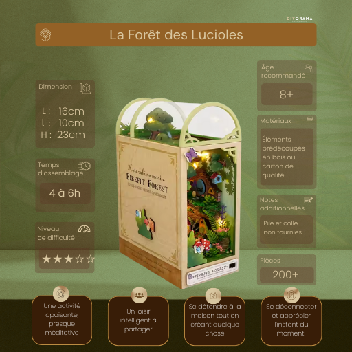 Book Nook - La Forêt des Lucioles