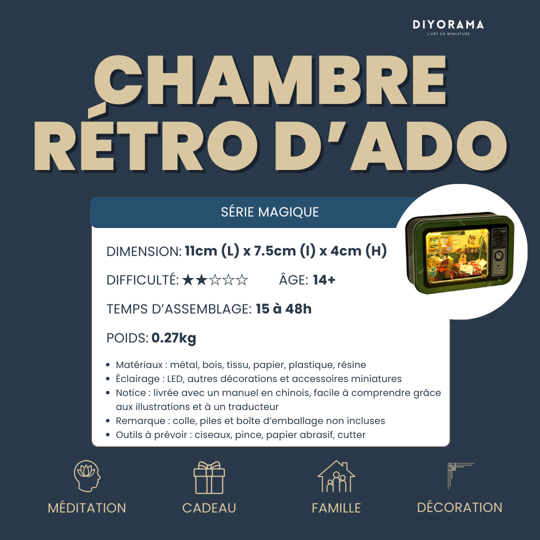 Chambre Rétro d’Ado