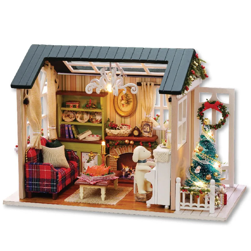 Salon de Noël Féérique – Maison Miniature