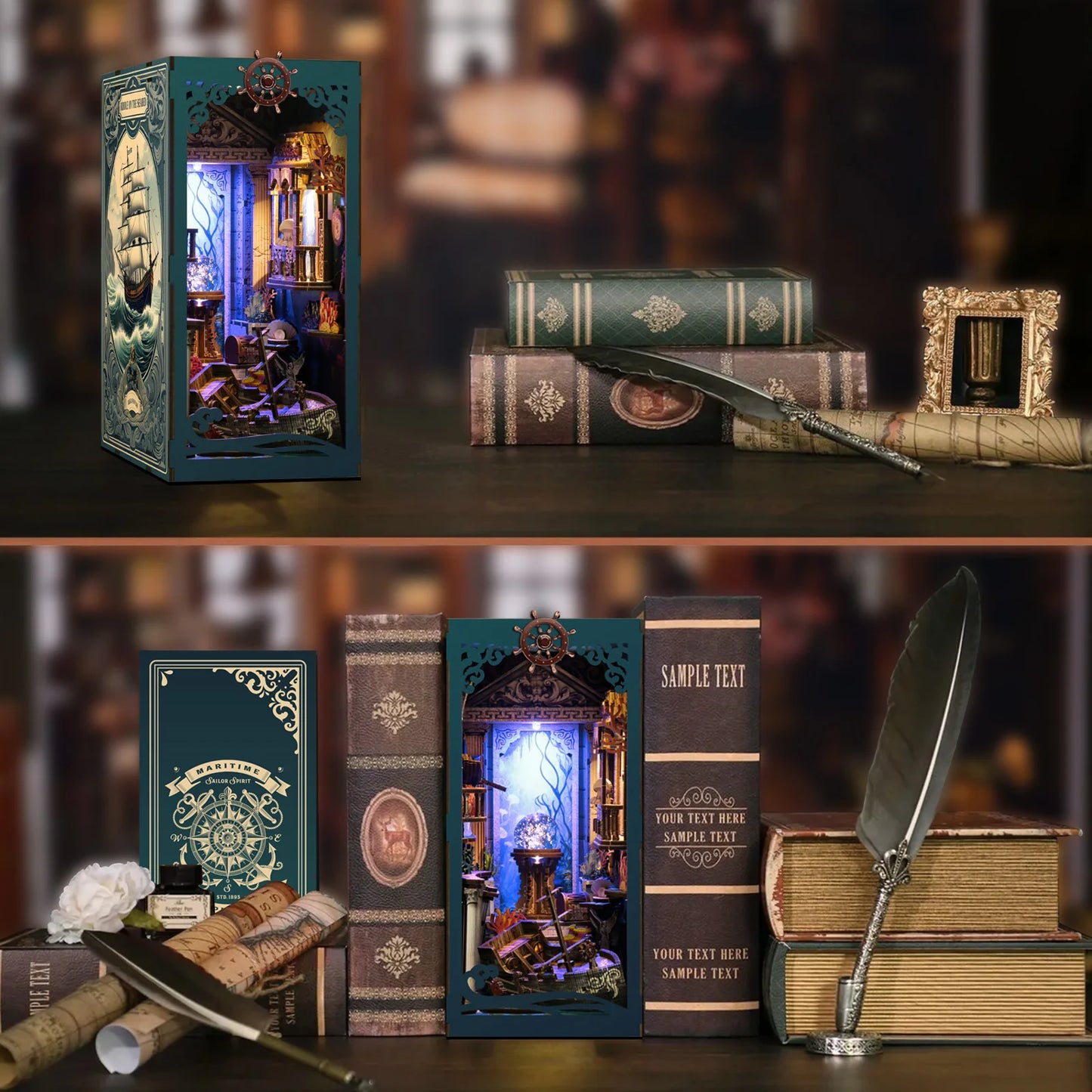 Book Nook – L'Étagère Sous-Marine