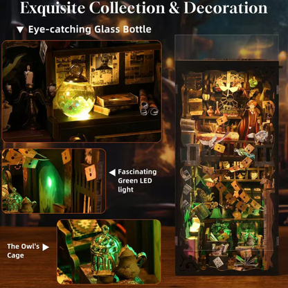 Le Refuge des Sortilèges – Book Nook Kit miniature