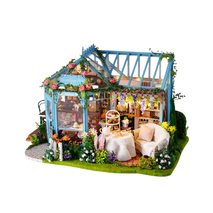 Maison Miniature - Rose garden Tea house