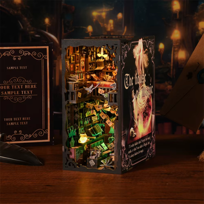Le Refuge des Sortilèges – Book Nook Kit miniature