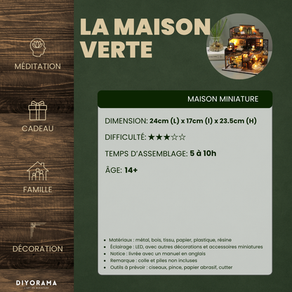 Maison Miniature - La Maison Verte