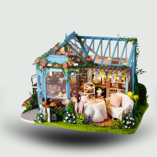 Maison Miniature - Le Jardin de Thé Enchanté