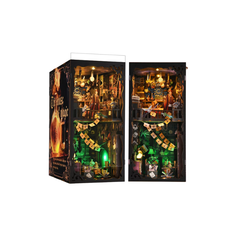 Le Refuge des Sortilèges – Book Nook Kit miniature