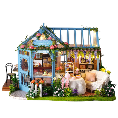 Maison Miniature - Rose garden Tea house