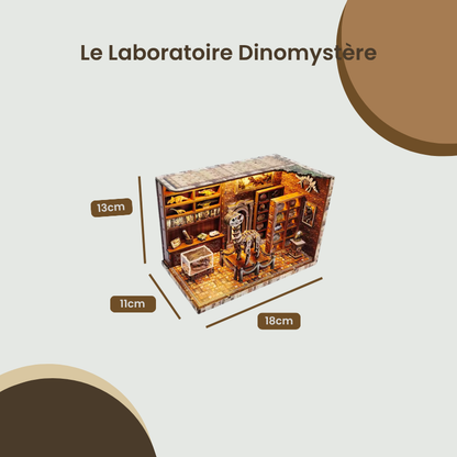 Laboratoire DinoMystėre – Book Nook Kit miniature