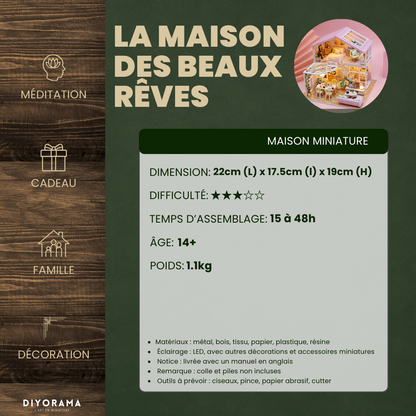 Maison miniature des beaux rêves