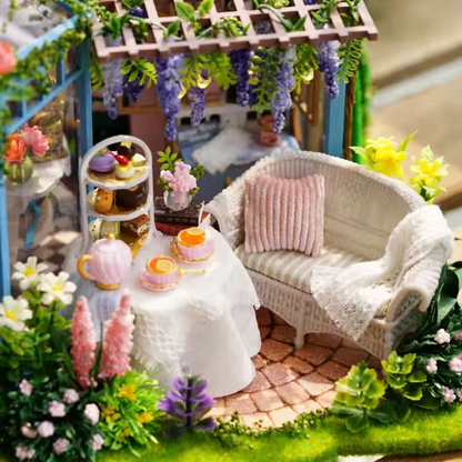 Maison Miniature - Rose garden Tea house